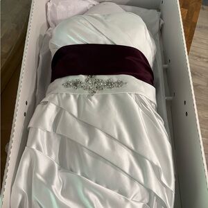 Bill Levkoff column wedding dress